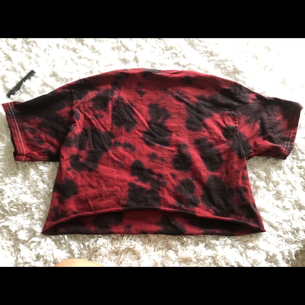 Tie-Dye Cropped “CocaCola” Tee
